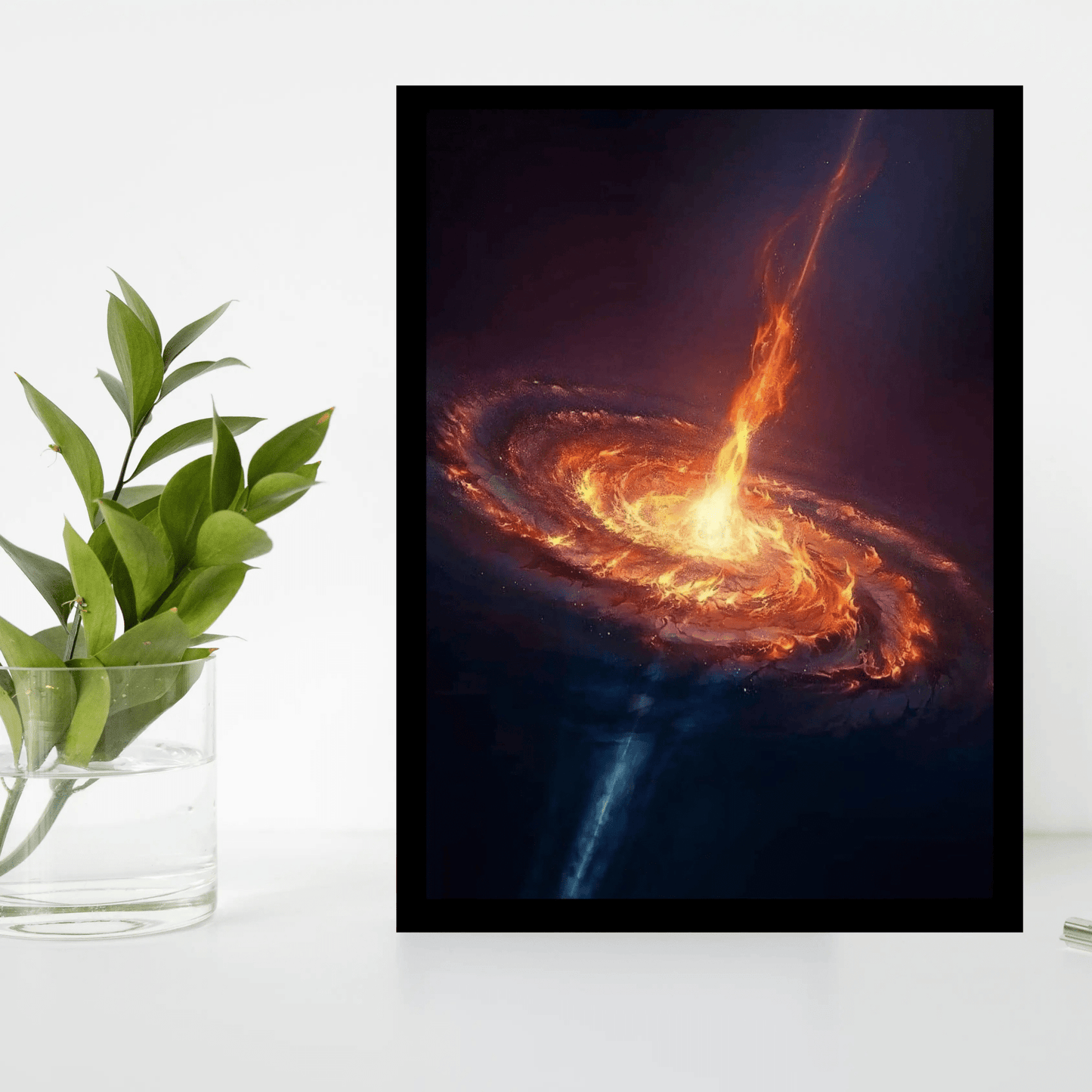Galaxy Wooden Frame - Premium Handcrafted Art for Your Space - The Frame Wala