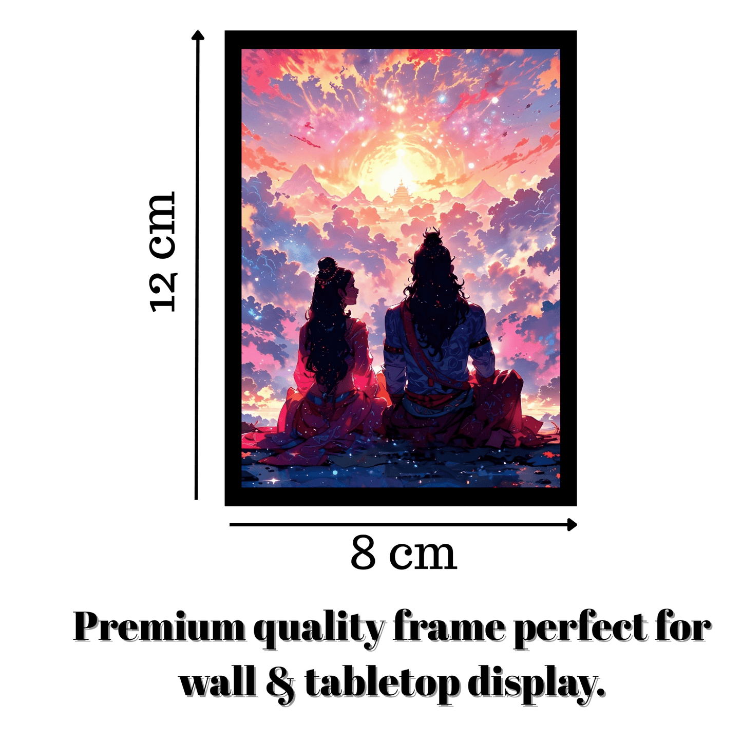 Shiv Parvati Wooden Frame – The Divine Symbol of Love & Power - The Frame Wala