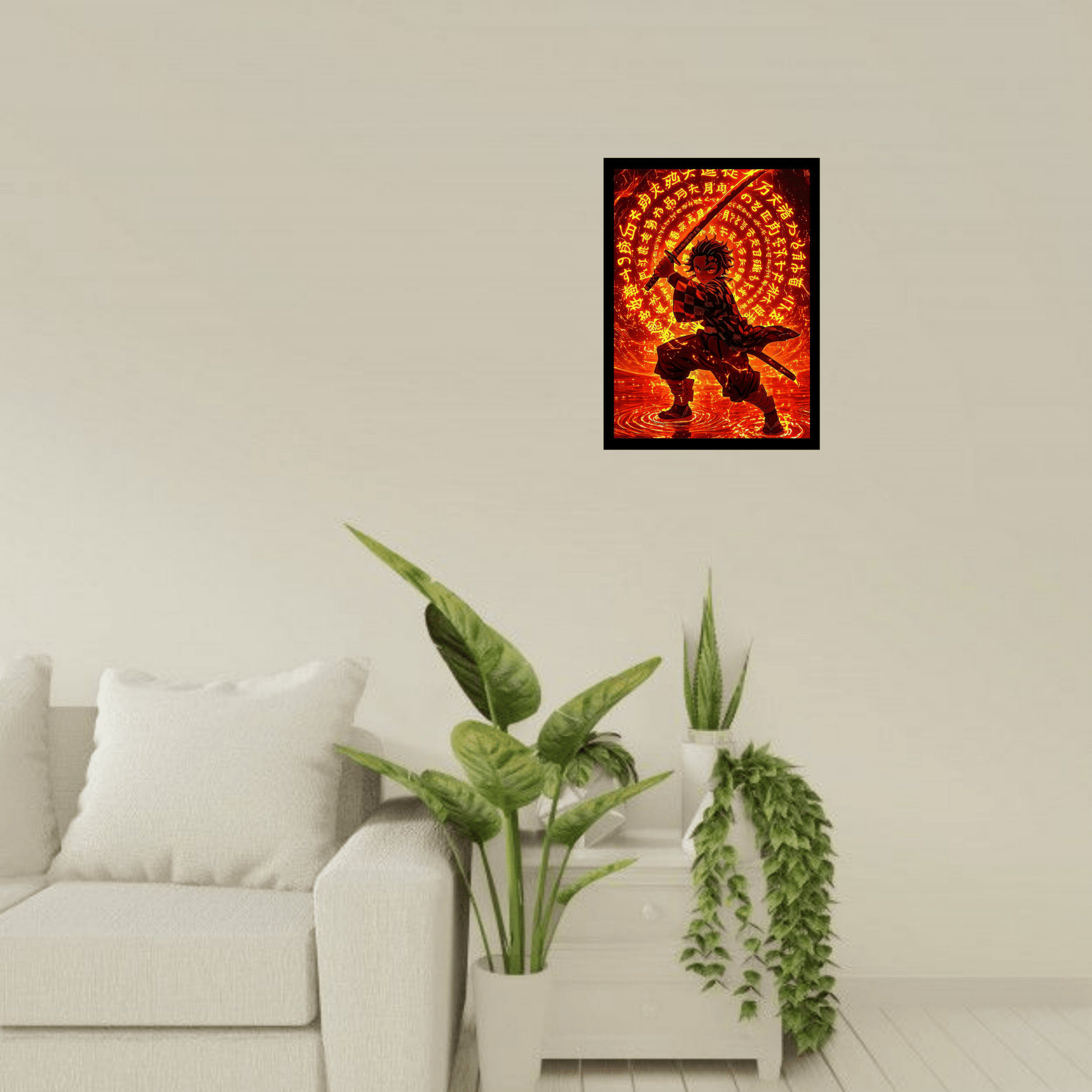 Anime Cartoon Wooden Frame – Perfect for Anime Lovers & Collectors - The Frame Wala