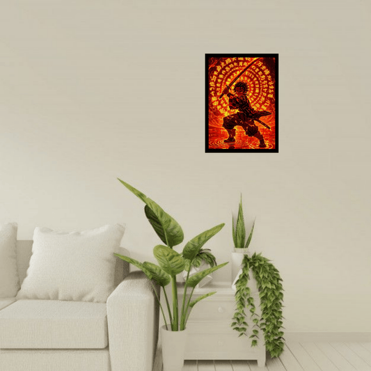 Anime Cartoon Wooden Frame – Perfect for Anime Lovers & Collectors - The Frame Wala