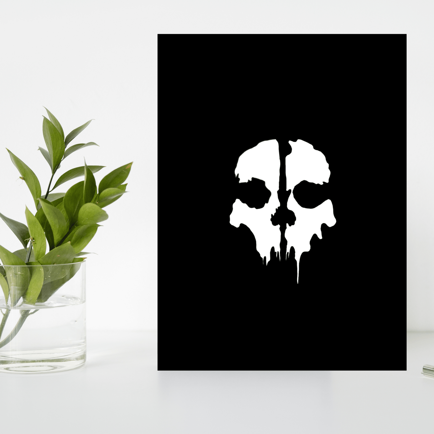Call of Duty Ghosts – Minimalist Skull Gaming Frame - The Frame Wala