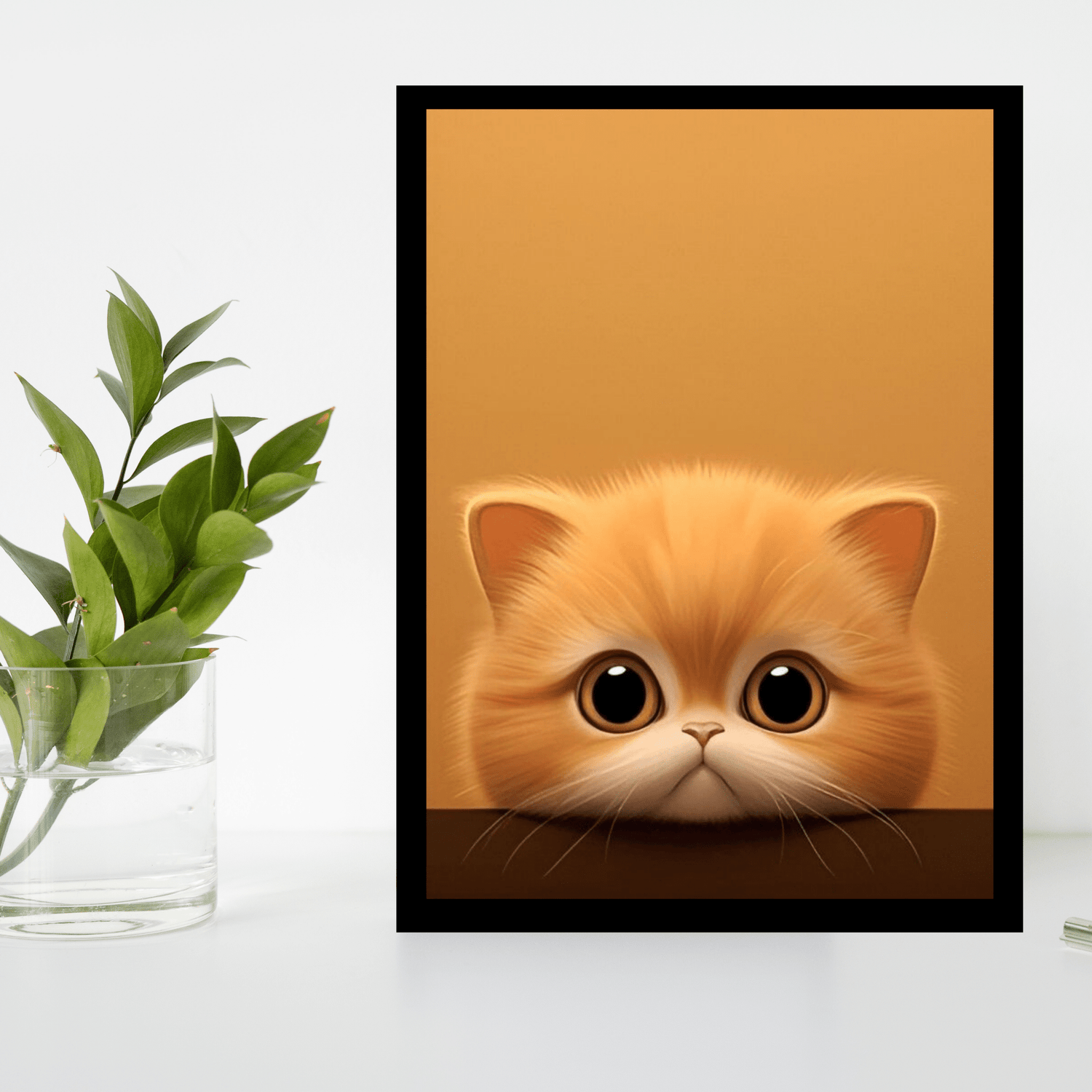 Cute Cat - Themed Wooden Frame – The Perfect Gift for Cat Lovers - The Frame Wala