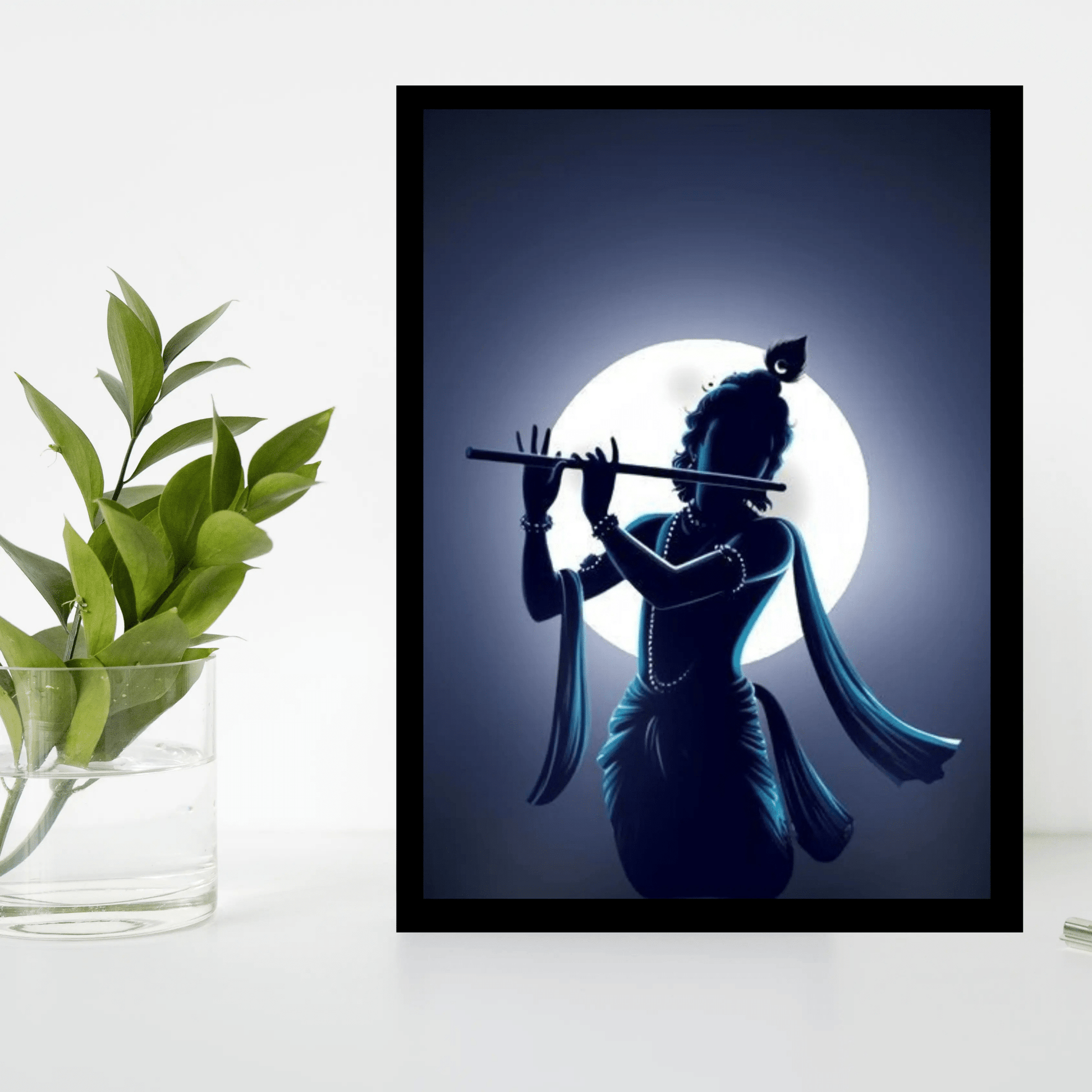Divine Krishna Photo Frames – Grace Your Space with Spiritual Elegance! - The Frame Wala