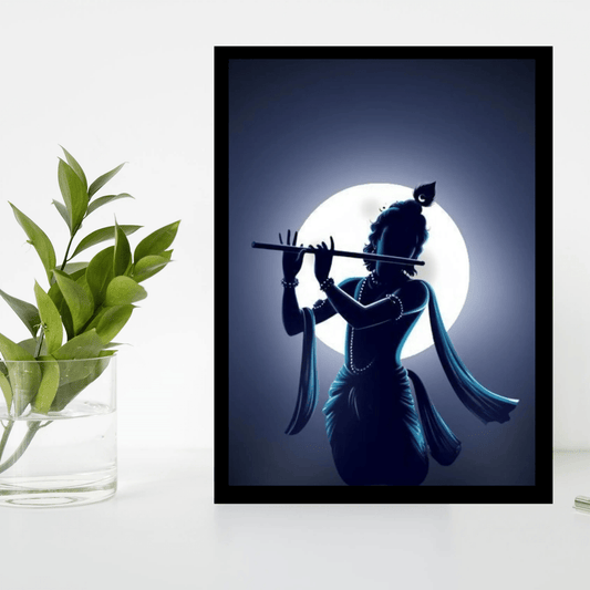 Divine Krishna Photo Frames – Grace Your Space with Spiritual Elegance! - The Frame Wala