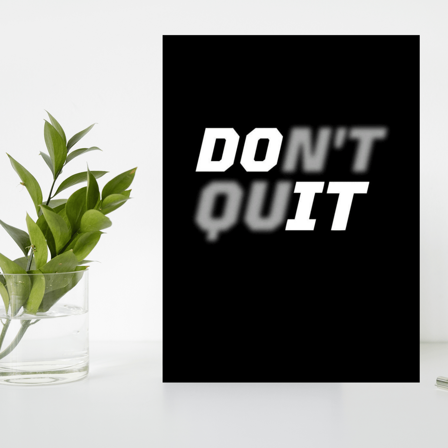 Don’t Quit – Motivational Wooden Frame for Office & Home Gym 💪🔥 - The Frame Wala