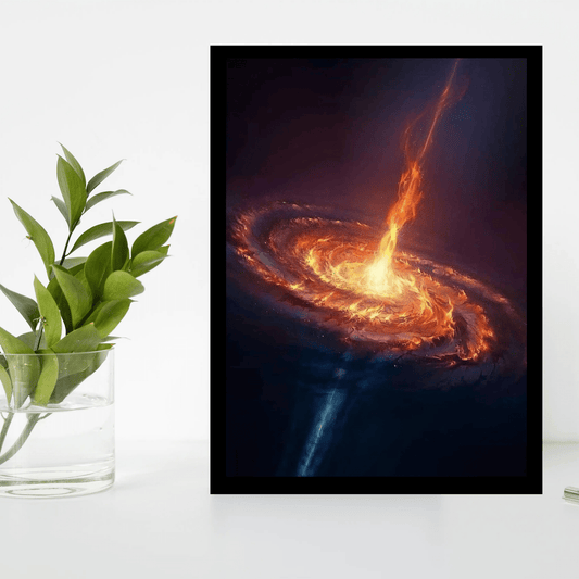 Galaxy Wooden Frame - Premium Handcrafted Art for Your Space - The Frame Wala