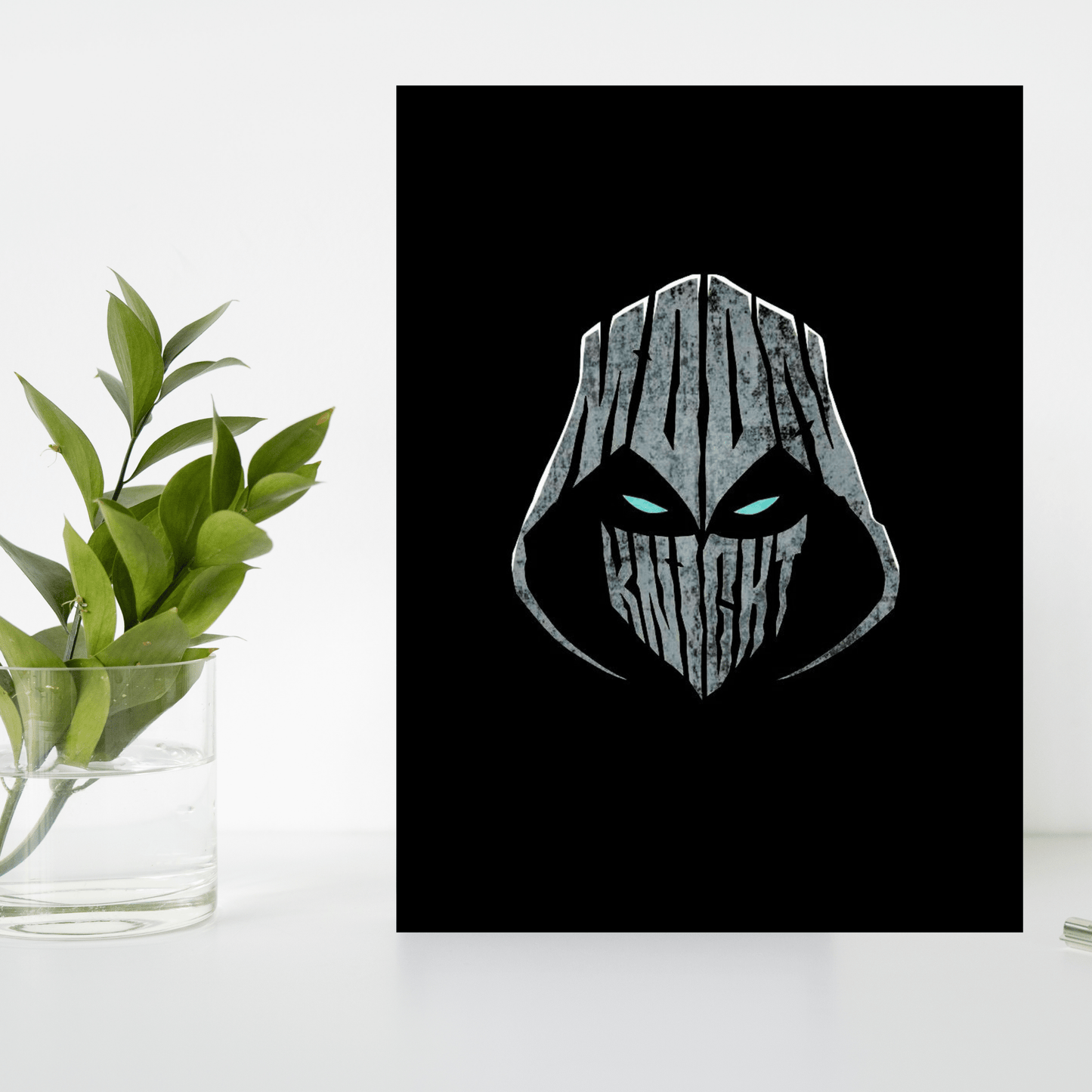 Moon Knight Wooden Frame – Dark & Mysterious Superhero Wall Art - The Frame Wala