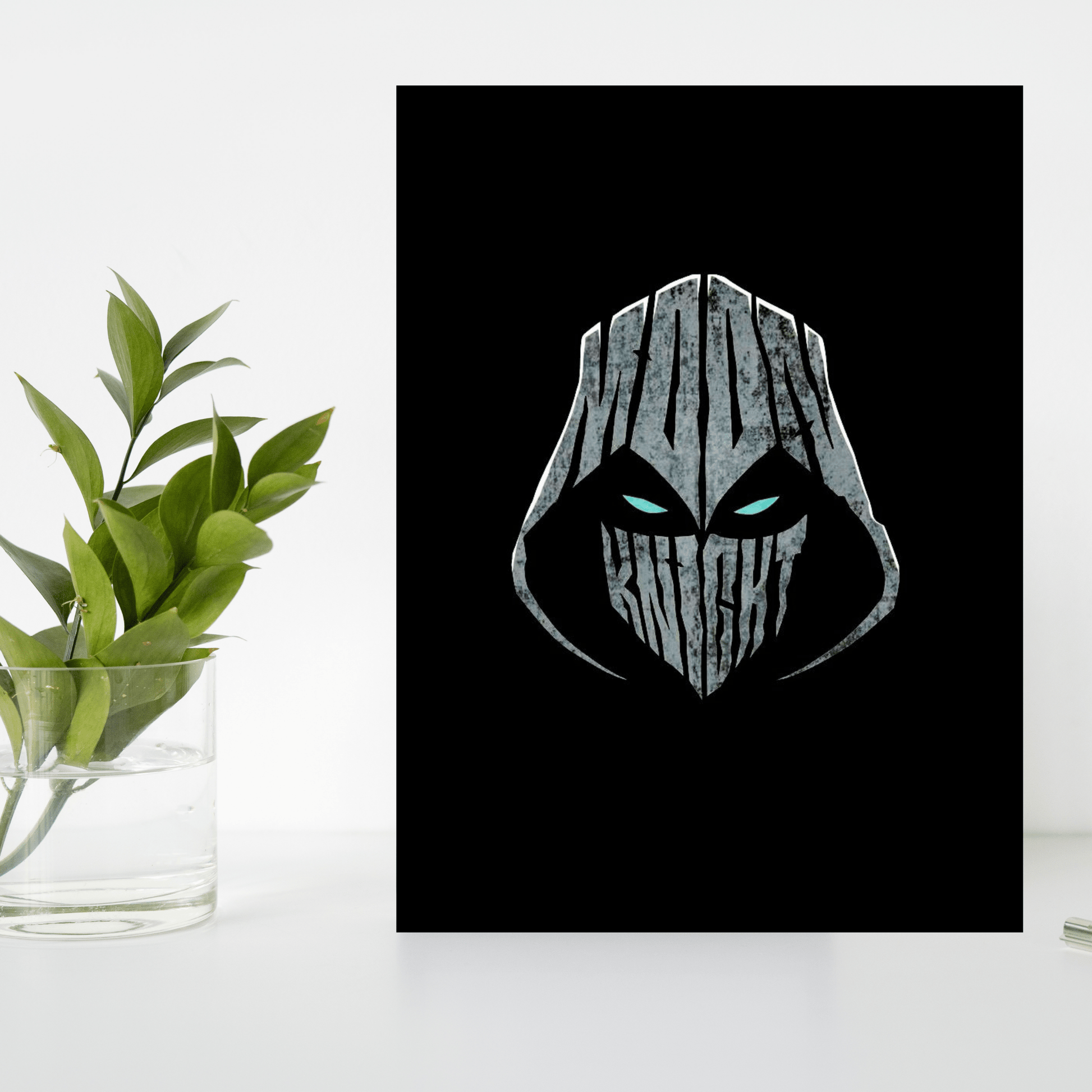 Moon Knight Wooden Frame – Dark & Mysterious Superhero Wall Art - The Frame Wala
