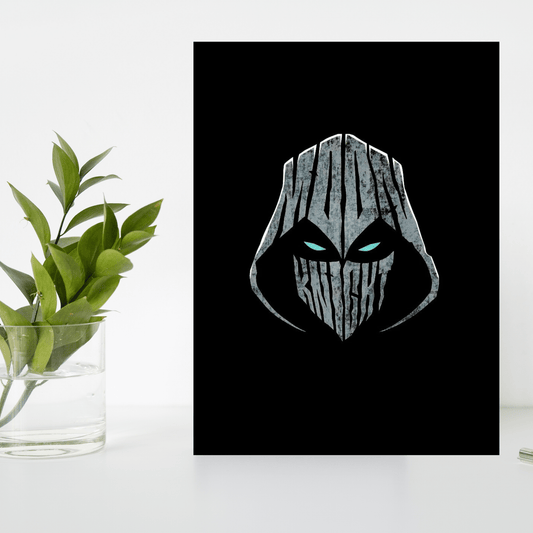 Moon Knight Wooden Frame – Dark & Mysterious Superhero Wall Art - The Frame Wala