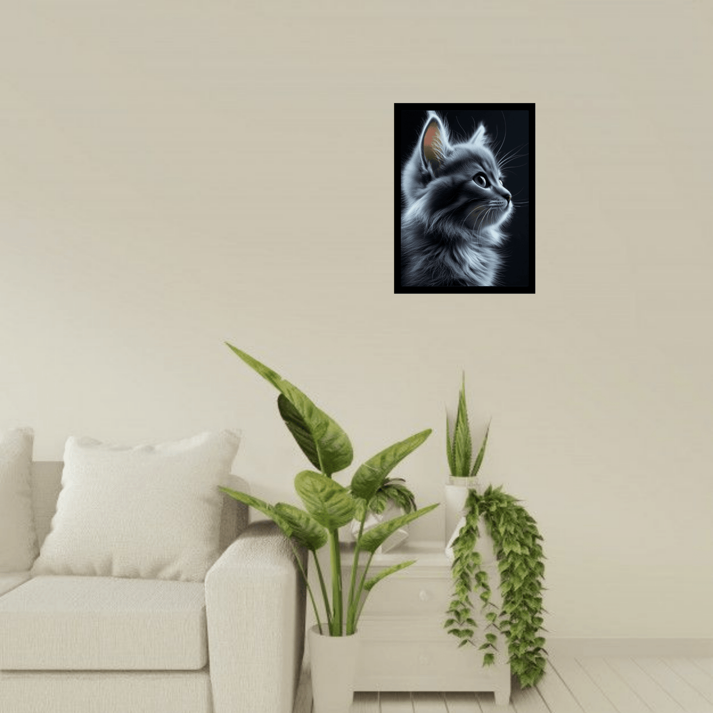 Premium Wooden Cat Photo Frame – Perfect for Cat Lovers - The Frame Wala